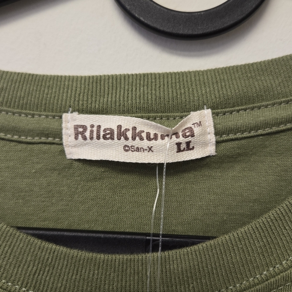 Rilakkuma Fun T-shirt Olive Green XL - Picture 4 of 8